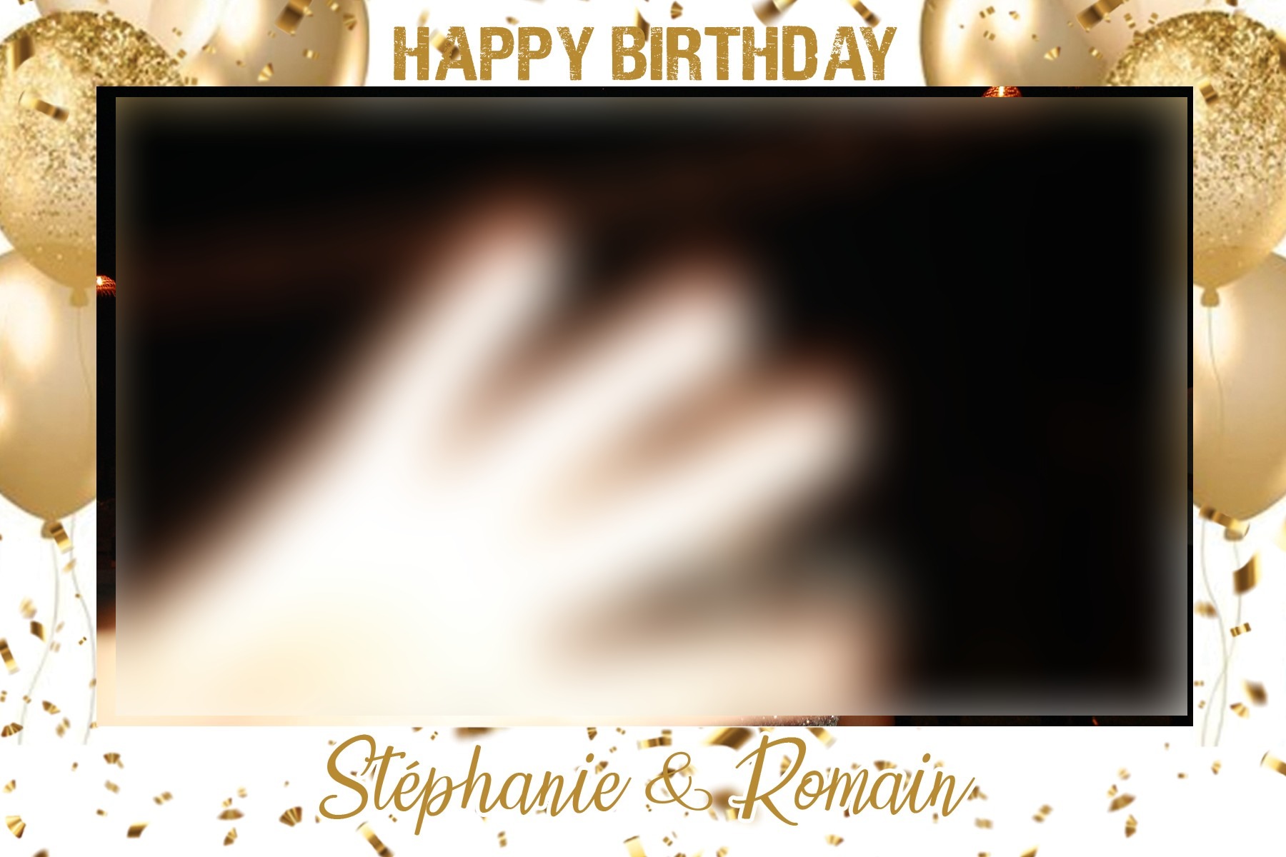 Anniversaire Stéphanie et Romain 